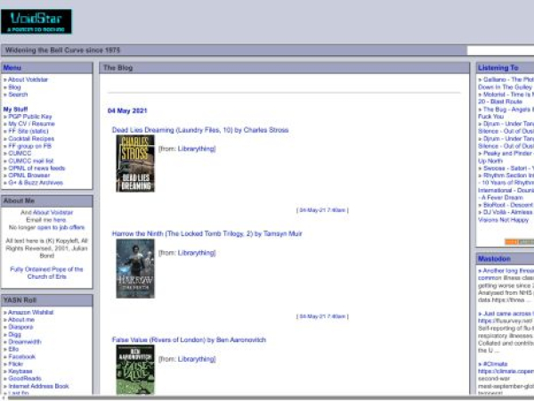 voidstar.com — SEO audit screenshot